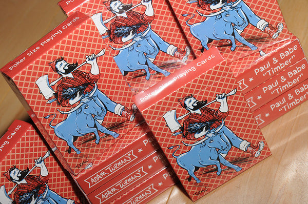 Paul & Babe "Timber" - Poker Size Playing Cards