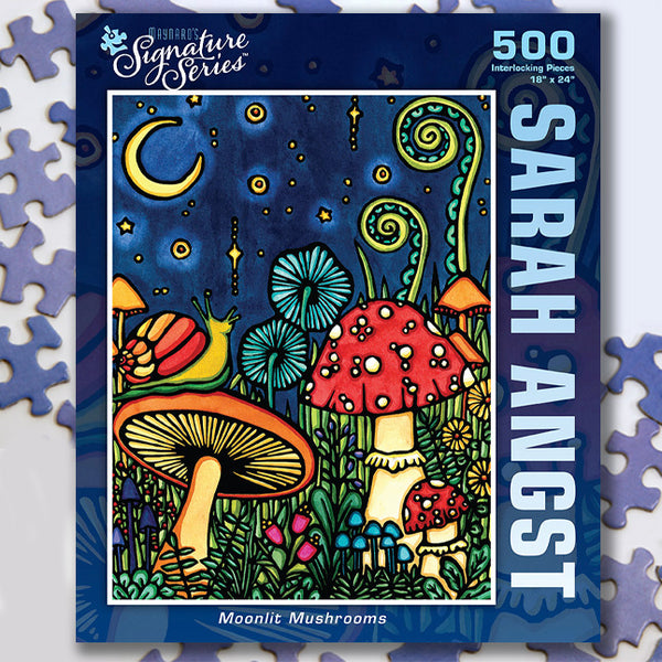 Moonlit Mushrooms