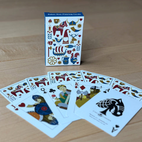 Nordic Deck - White - Poker Size Playing Cards