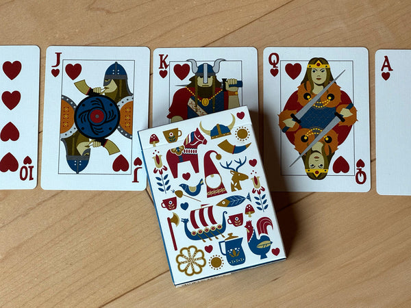 Nordic Deck - White - Poker Size Playing Cards