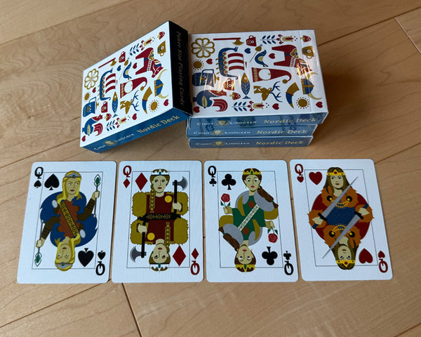 Nordic Deck - White - Poker Size Playing Cards