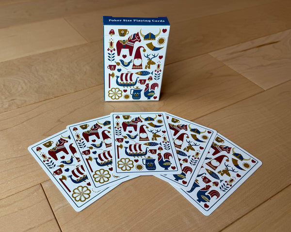 Nordic Deck - White - Poker Size Playing Cards