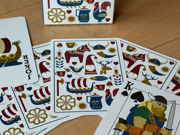 Nordic Deck - White - Poker Size Playing Cards