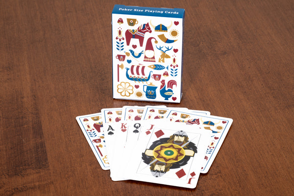 Nordic Deck - White - Poker Size Playing Cards