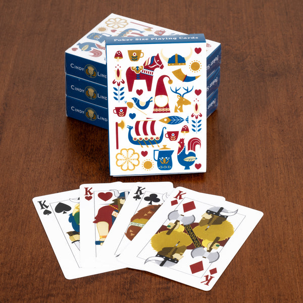 Nordic Deck - White - Poker Size Playing Cards