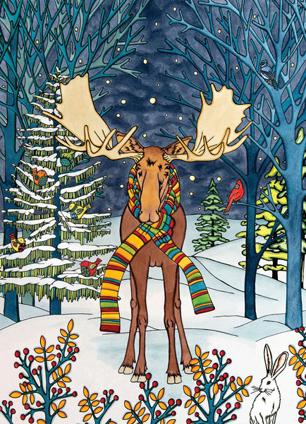 Winter Moose