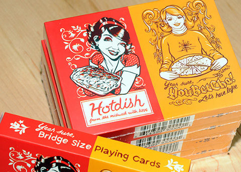 Hotdish/YouBetCha Bridge Size Playing Cards