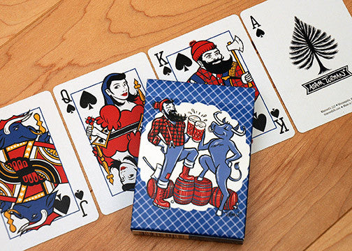Paul & Babe "Cheers" - Poker Size Playing Cards